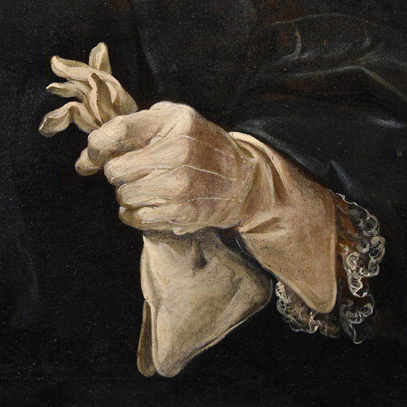 Leather gloves, 18th century