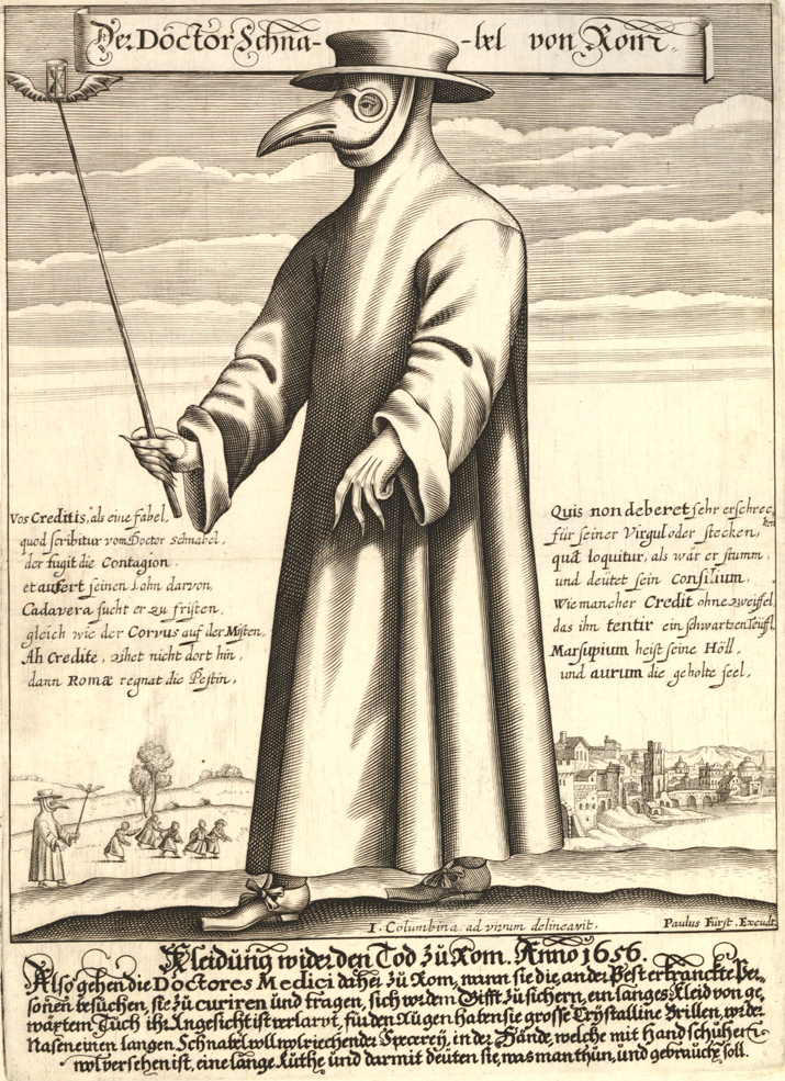 Plague Doctor by Paulus Fürst 1656