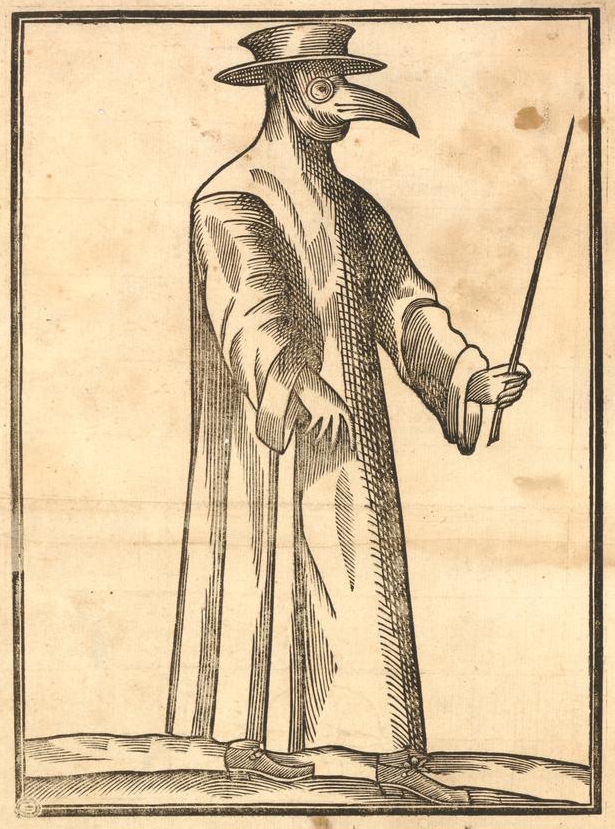 Plague doctor by Sebastiano Zecchini, 1656