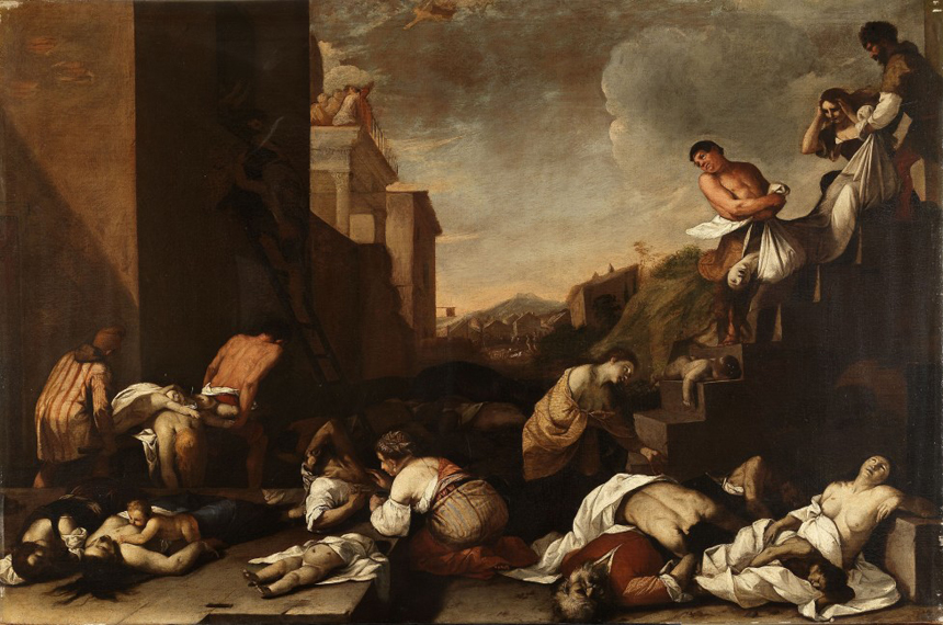 Plague of Naples by Mattia Preti.