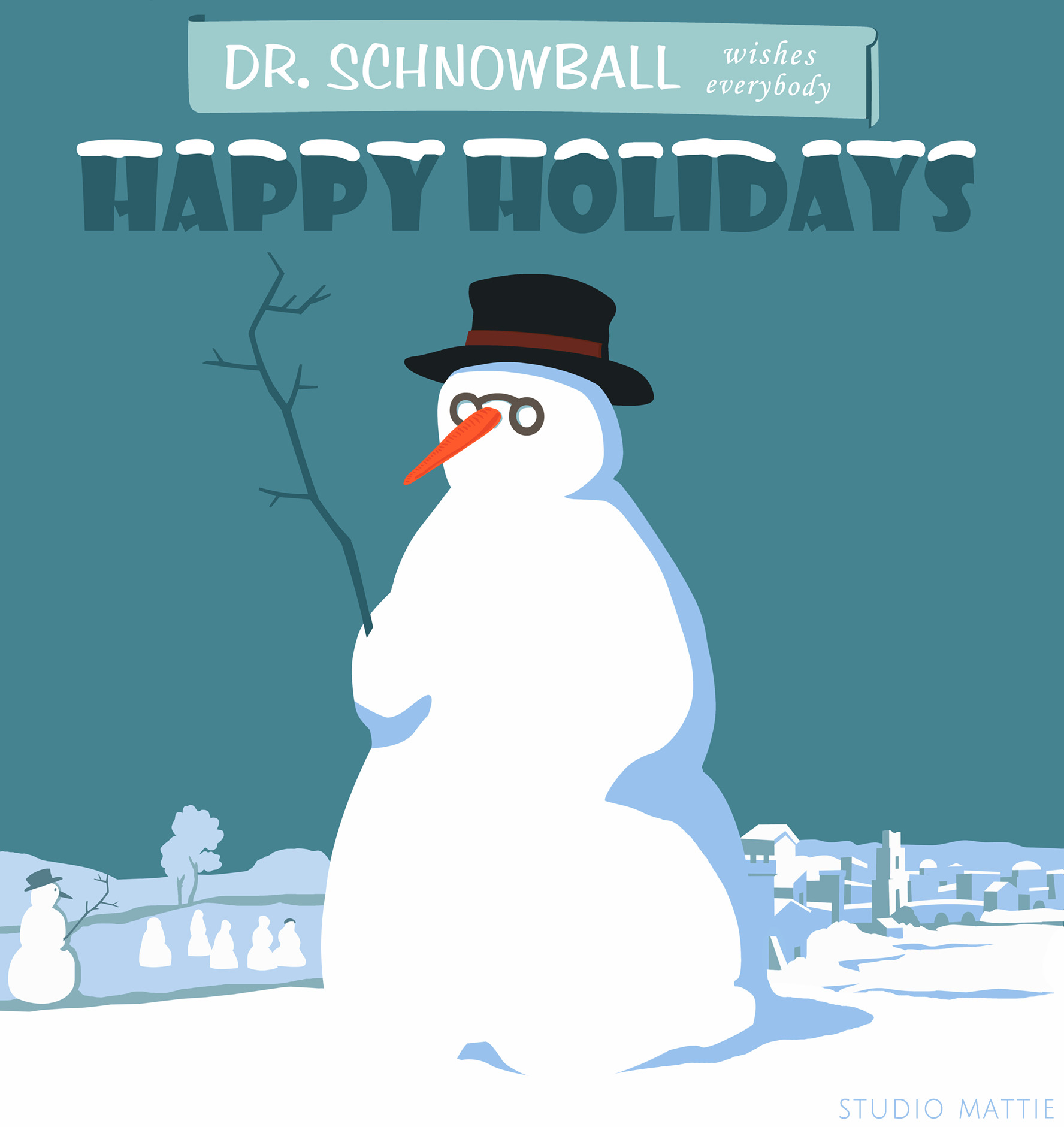 Season's Greetings from Doctor Schnabel's Plague Museum