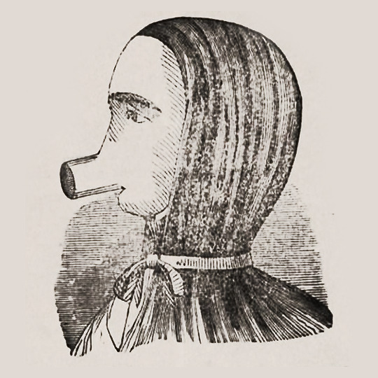 Man wearing full face mask and hood