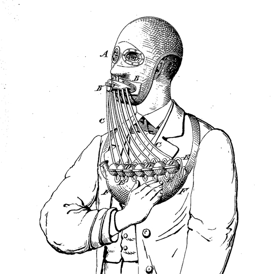 Man wearing protector by Neally