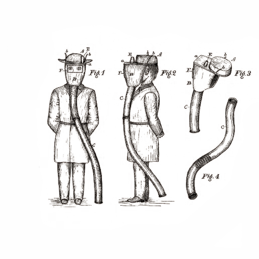 Patent of Hutson Hurds smoke protection